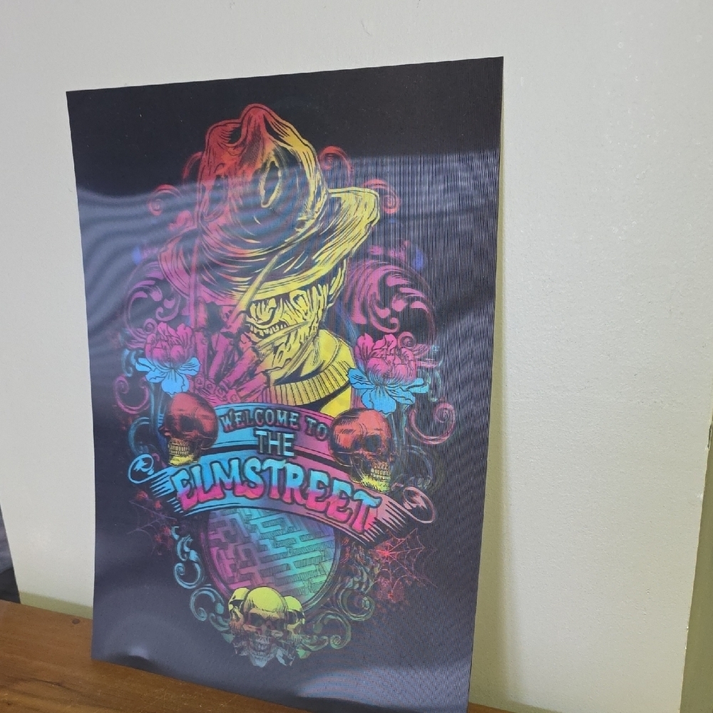 Colorful Labyrinth Skull Poster - Picture 3 of 3